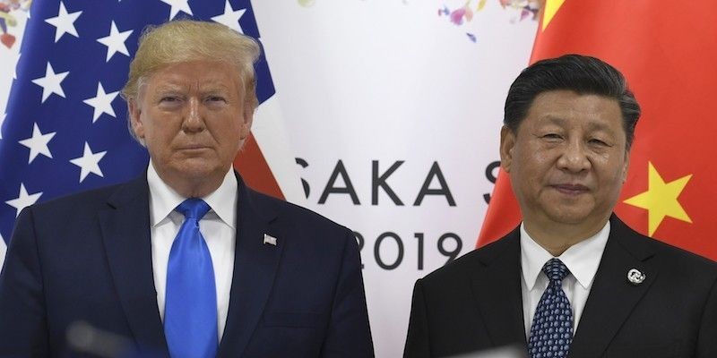 Presiden Donald Trump dan Presiden Xi Jinping