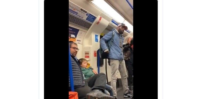 Insiden anti-semit di kereta di London Inggris/CNN