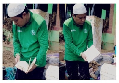 Masya Allah, Mushaf Al-Qur’an Tak Tersentuh Lumpur  Saat Banjir Banten