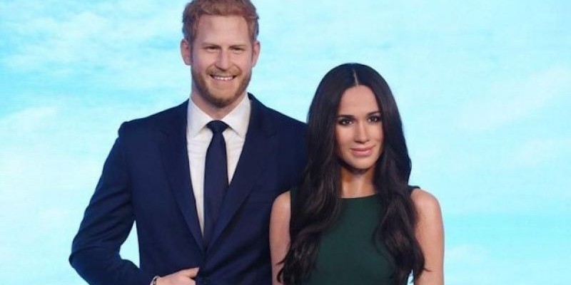 Patung Pangeran Harry dan Meghan Markle di Madame Tussaud London Inggris/Net