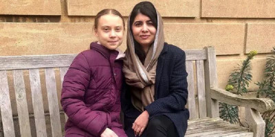 Dua Remaja Paling Berpengaruh Di Dunia, Greta Thunberg Dan Malala Yousafzai Bertemu