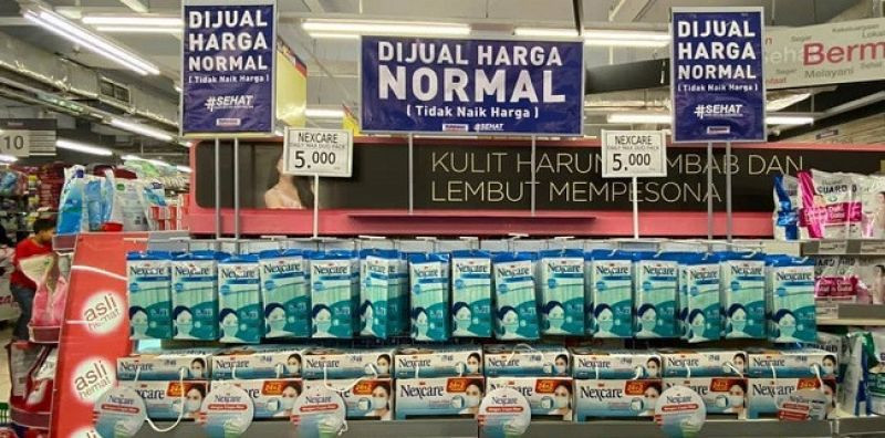 Ramayana jual masker dengan harga normal/RMOL