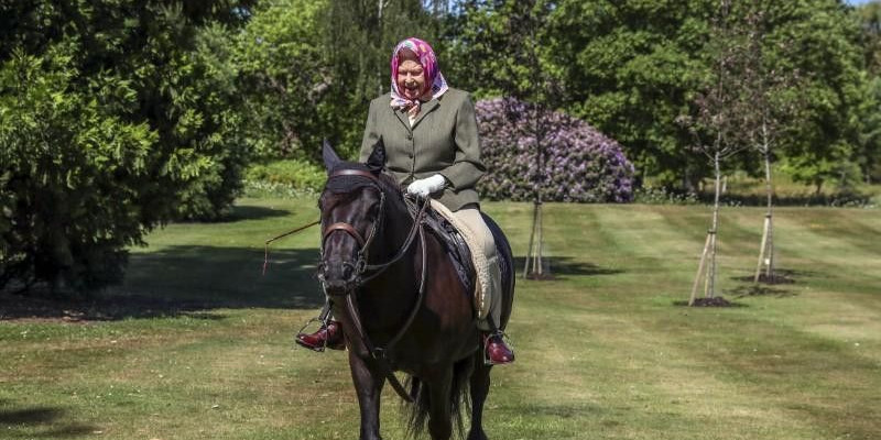 Ratu Elizabeth menunggangi kuda poni berusia 14 tahun bernama Fell di Windsor Home Park/ Net