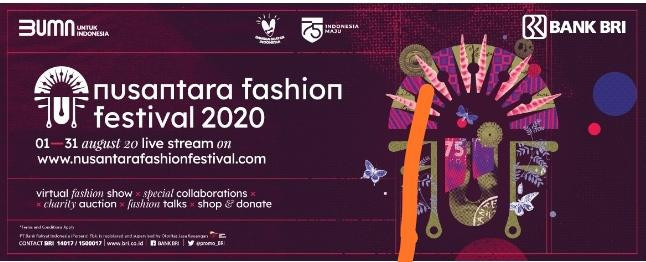 Virtual Fashion show dan Virtual Galau Show pada 16-17 Agustus akan mempresentasikan karya dari 75 desainer dan label mode / F