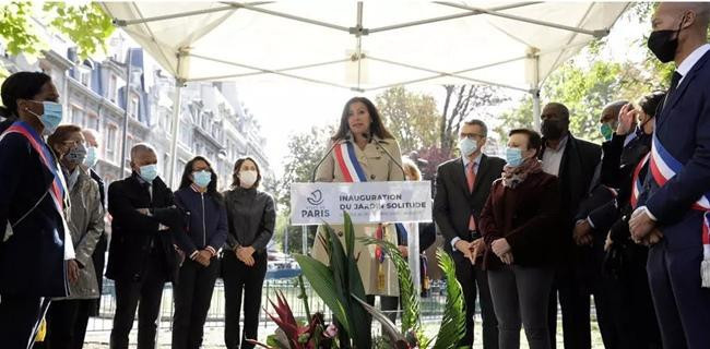 Walikota Paris Anne Hidalgo akhirnya meresmikan sebuah taman umum untuk menghormati seorang wanita kulit hitam bernama Solitude/ Net