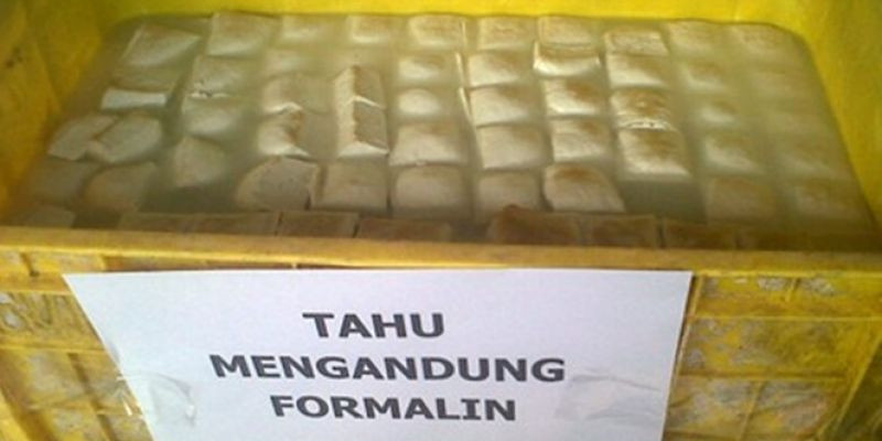 Pemeriksaan Formalin Pada Tahu Dengan Menggunakan Uji