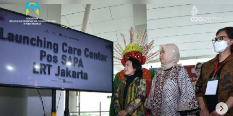 Penandatanganan komitmen layanan publik ramah anak dan perempuan oleh KemenPPPA dan LRT Jakarta/Dok KemenPPPA