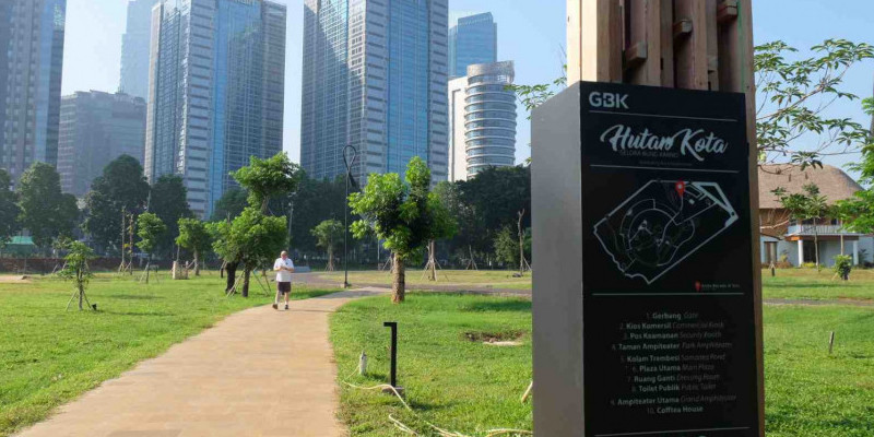 Hutan Kota GBK, salah satu hutan kota yang membuat Jakarta terlihat lebih sejuk/Net