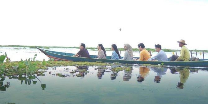 Para pemain film Saranjana, kota gaib di Kalimantan Selatan/Net