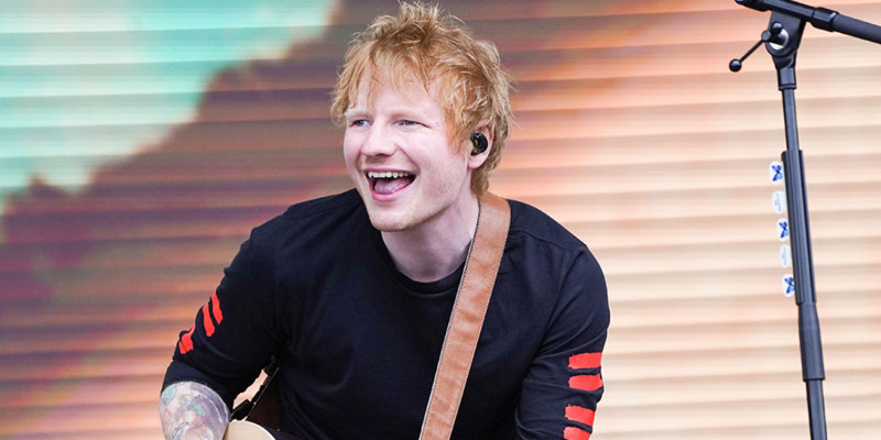 ED Sheeran saat perform di sebuah acara/Hard Rock