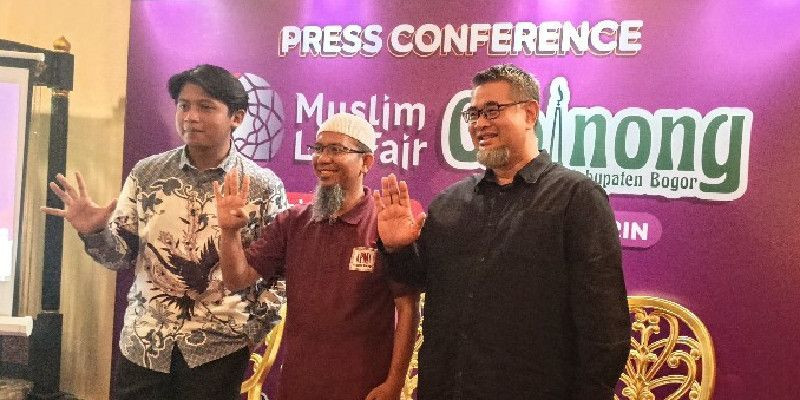 Konferensi pers Muslim LifeFair Cibinong (22/5) di Restoran Ajwad, Condet, Jakarta Timur/Farah.id