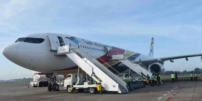 Pesawat Garuda Indonesia siap angkut jemaah haji/Dok. Humas Kemenag Kalteng