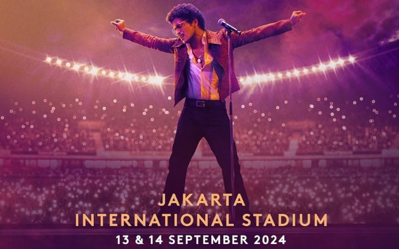 Bersiap menyaksikan aksi panggung spektakuler Bruno Mars/Instagram @pkentertainment.id