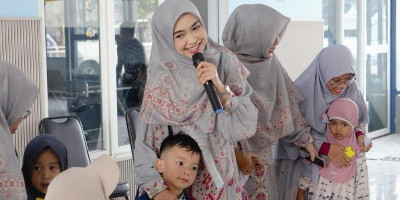Ria Ricis Jadi Guru Inspiratif di TK Maha Anak Usia Dini Islamic School