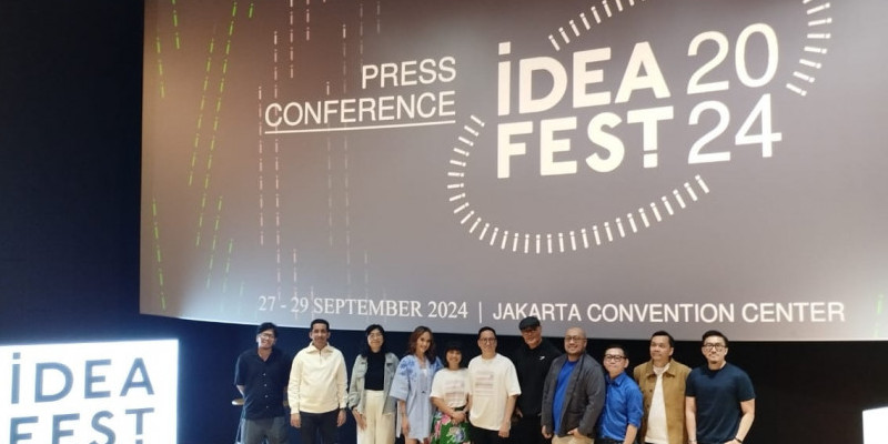 Spokepersons dalam Press Conference IdeaFest 2024 (24/7) di FX Sudirman. (FARAH)