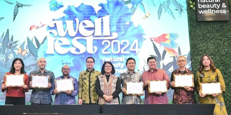 Pembukaan Wellfest 2024 pada Jumat (2/8) di Mal Central Park Jakarta. (Dok. Antara)