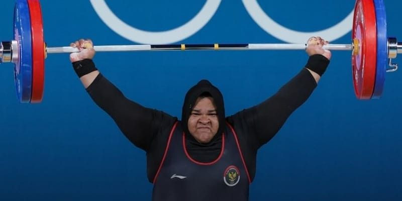 Nurul Akmal saat berlaga di Olimpiade Paris 2024. (Instagram/@sport.kompascom)