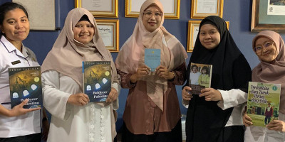 Tim SSKCKR Perpustakaan Nasional Kunjungi Booknesia dan Farah.id