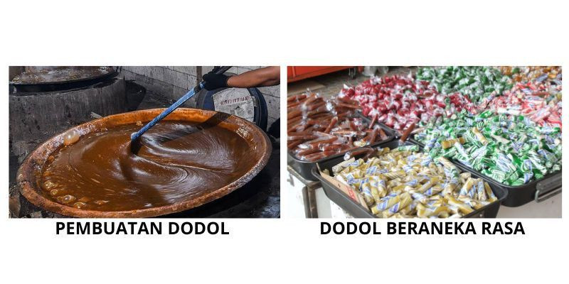 Penganan tradisional dodol. (Net/Grafis: Rizqia)