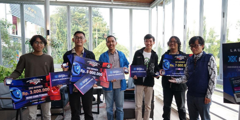 Para pemenang kompetisi cybersecurity Hacktrace Independence Day Competition 2024 by Spentera. (Ist.)