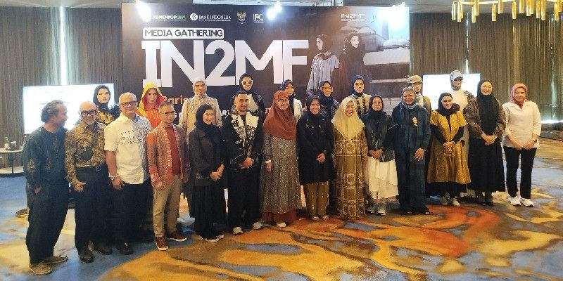 Media gathering IN2MF Paris (26/8) di Jakarta. (FARAH)