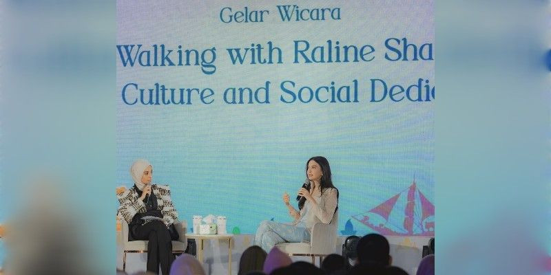 Raline Shah hadir di hari ketiga Renjana Cita Srikandi Pekanbaru. (@renjanacitasrikandi)