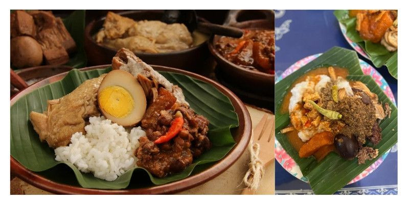 Siapa suka menyantap nasi gudeg? (Net/Grafis: Adelia)