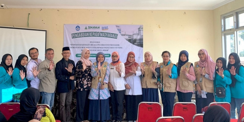 Pengabdian Kepada Masyarakat Dosen Universitas Binawan di Rancamaya, Bogor. (Dok. Univ. Binawan)