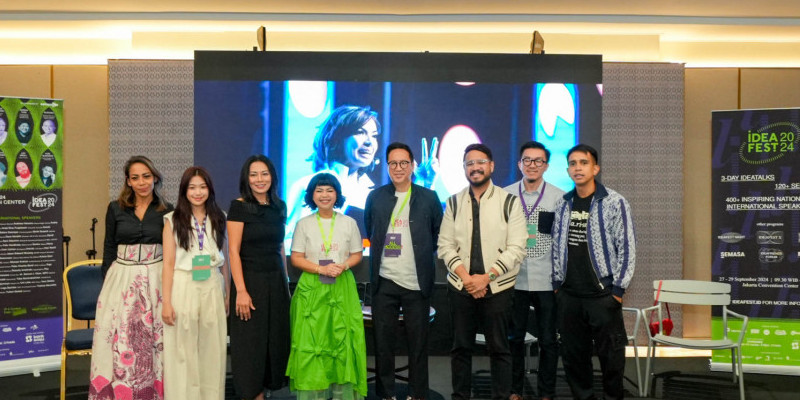 Organizer, official partners, dan pembicara IdeaFest 2024. (Ist)