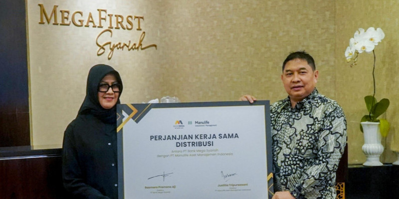 Kerja sama Bank Mega Syariah dan PT Manulife Aset Manajemen Indonesia. (BSM)