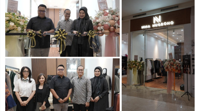 Pembukaan offline store Nina Nugroho di Trans Studio Mall Cibubur. (Ist)