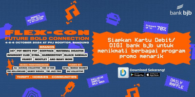 Pakai DIGI by bank bjb, Dapatkan Promo Menarik di  Event FLEX-CON  2024