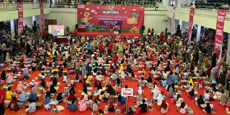 1000 anak mengikuti lomba mewarnai dan menggambar. (Ist)