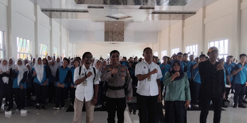 JMSI Kepri bekerja sama dengan Polda Kepri gelar sosialisasi dan ajang mencari Duta Pelajar Anti Narkoba (12/10) di SMAN 2 Tanjungpinang. (Ist)