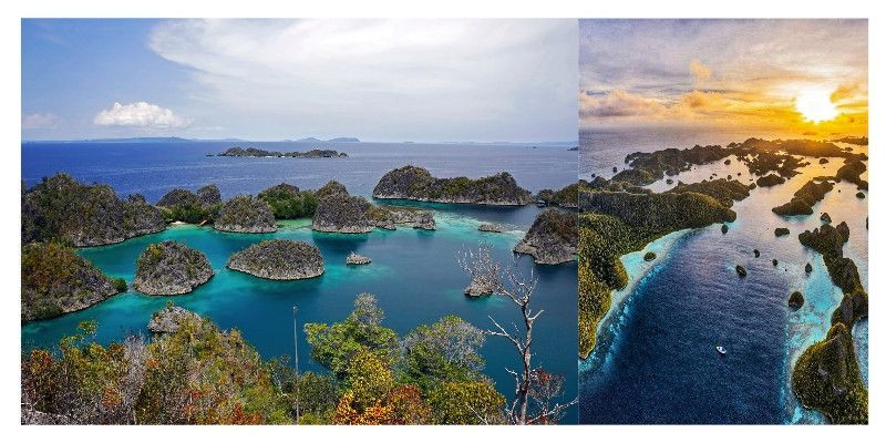 Pemandangan menakjubkan Raja Ampat. (Canva/Grafis: Adelia)