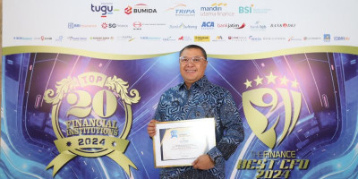 bank bjb Raih Penghargaan Top 20 Financial Institution 2024 dari The Finance