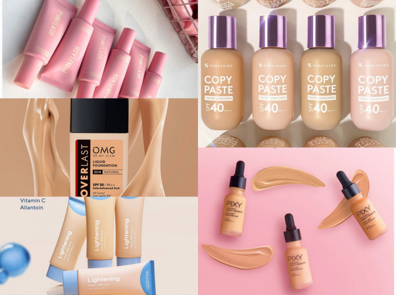 Foundation favorit beauty enthusiast Tanah Air, apa kamu salah satunya? (Grafis: Maulin Zahra)