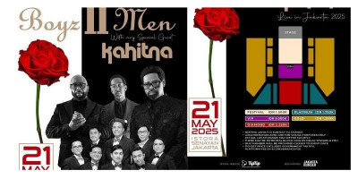 Tiket Konser <i>Sold Out,</i> Boyz II Men Berkolaborasi dengan Kahitna Siap Hibur Penggemar di Indonesia Tahun Depan