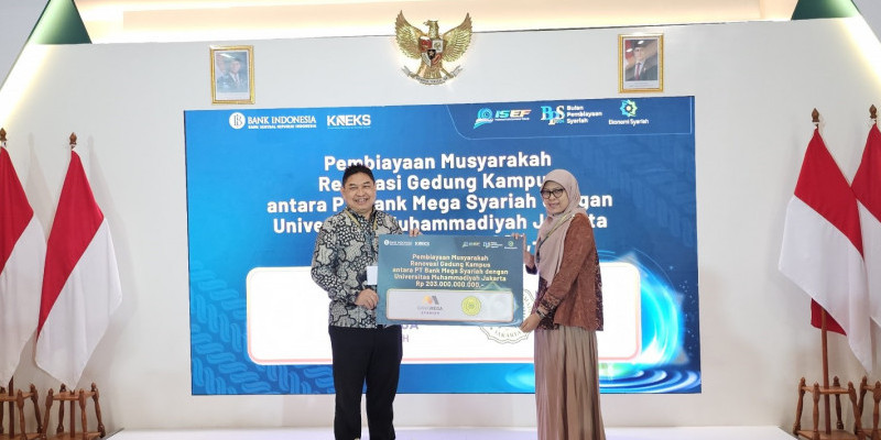 Bank Mega Syariah jalin kerja sama dengan UMJ di Business Deals ISEF 2024 (31/10) di Jakarta. (Corporate Secretary Bank Mega Syariah)