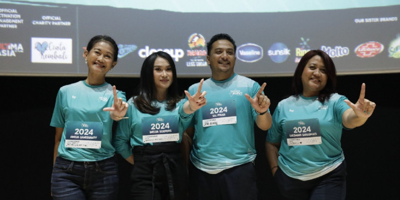 Press conference Rexona Run 2024 (10/11) di Jakarta. (FARAH/Rizqia)