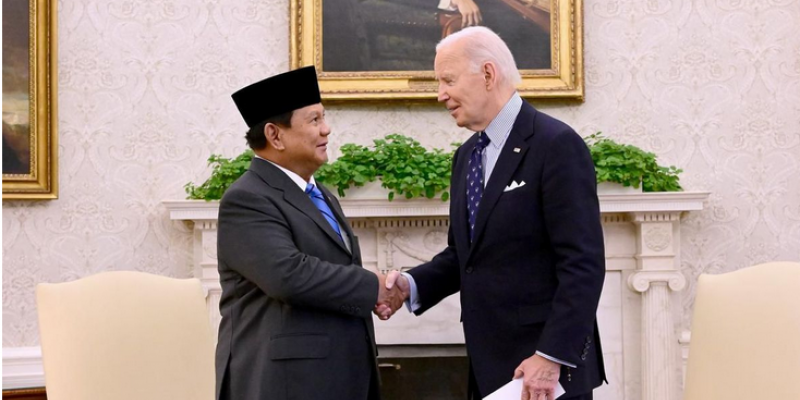 Presiden RI Prabowo Subianto & Presiden AS Joe Biden bertemu di Washington D.C. (12/11) (Setpres)