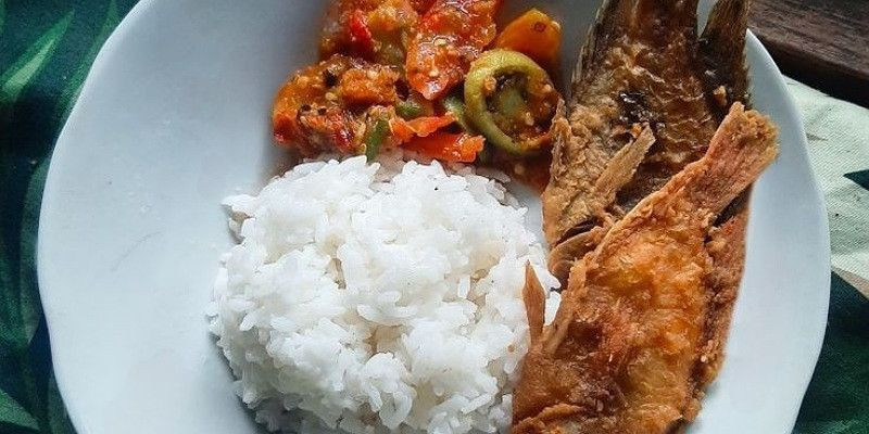 Nasi sala yang menggugah selera. (Pinterest/@adellicious_9)