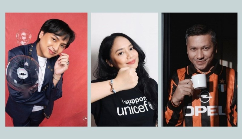 (Ki-ka) Arsy Widianto-Gita Gutawa-Gading Marten (Instagram/@gitagut, @gadiiing, @arsywidianto)