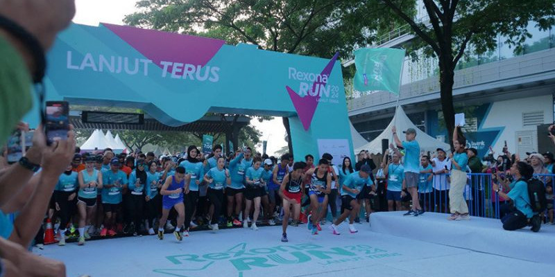 Sesi Flag-Off yang menandai dimulainya ajang lari Rexona Run 2024 (17/11) di BSD. (Ist) 