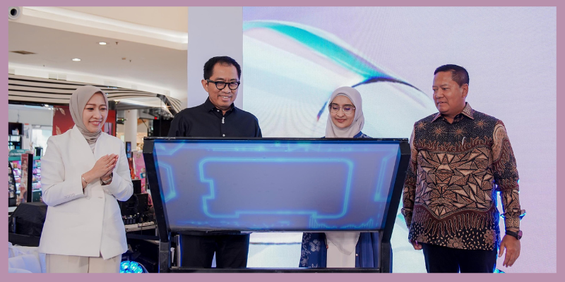 Wamen Perindustrian Faisol Riza dalam Pembukaan ParagonCorp Beauty Science Tech 2024 (28/11) di Senayan City, Jakarta. (FARAH/Rizqia)