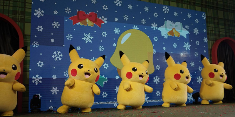 Pikachu dance saat opening ceremony Pokémon Festival 2024 (5/12) di Jakarta. (Ist)