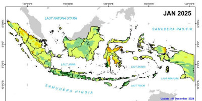 BMKG Perpanjang Status Peringatan Dini Cuaca Ekstrem Jabodetabek hingga 15 Desember