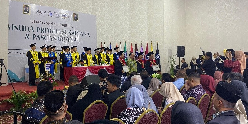 Acara wisuda S1 & S2 Tanri Abeng University (14/12) di Jakarta. (Ist)