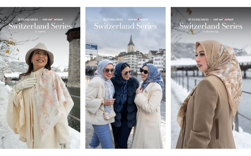 Switzerland Series by Buttonscarves x Switzerland Tourism. (Ist)