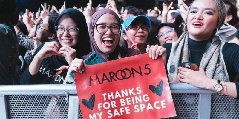 Bukan sekadar musik, Maroon 5 jadi 'sahabat' bagi penggemarnya. (Instagram/@maroon5)